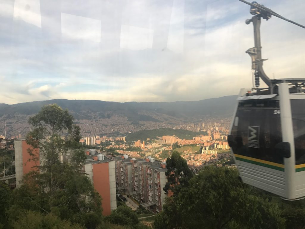 View From The Metrocable In Medellín